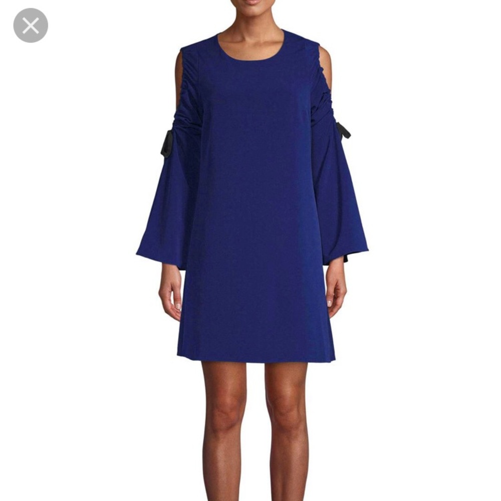 Nwt Rachel Roy cold shoulder tie shift dress